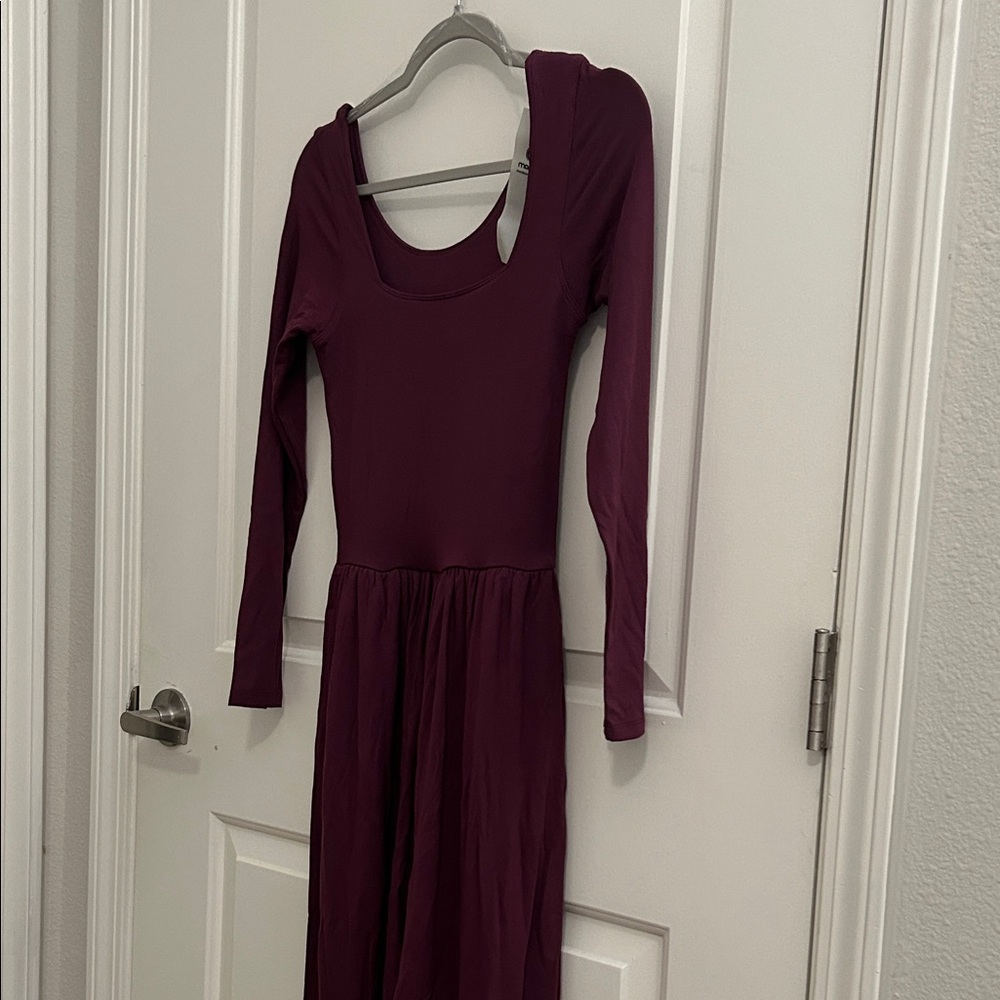 NWT mono b burgundy jumpsuit